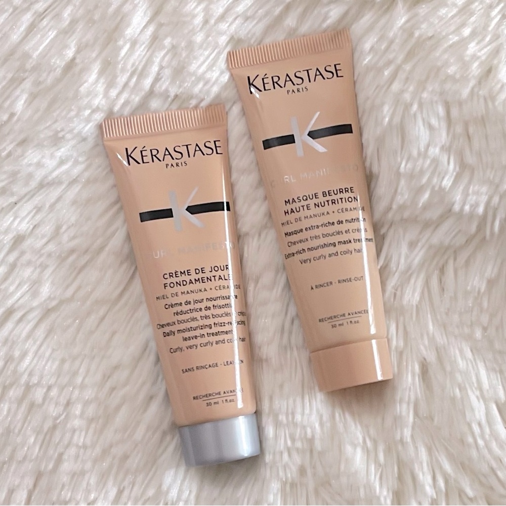 NWT  Kerastase Curl Manifesto MASQUE BEURRE HAUTE & Crème de Jour SET